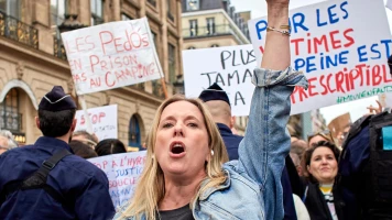 Andréa Bescond en garde à vue après la manifestation à Paris contre les manquements de la justice
