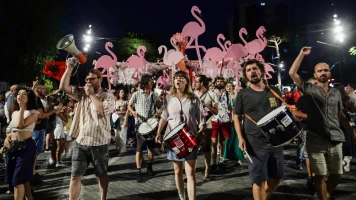 En Albanie, jamais la mobilisation des « flamants roses » contre ce projet lié au clan Trump n’avait été aussi grande