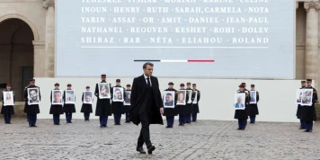 Hommage du chef de l'Etat 4 mois après l'attaque islamiste en Israël