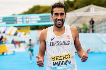 Morhad Amdouni et Méline Rollin battent les records de marathon français à Séville
