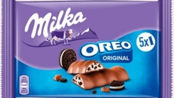 Rappel de barres chocolatées Milka Oreo pour risque de plastique - Lot OSK0934651