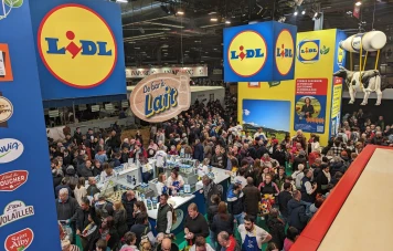 Sacs Lidl populaires au Salon de l'agriculture: Stratégie de communication réussie