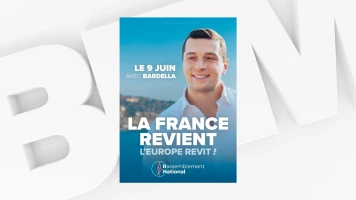 Jordan Bardella: La France revient, l'Europe revit! Campagne électorale 2022