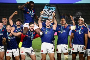 Triomphe de l'équipe de rugby à VII de France à Los Angeles, 2024 en vue