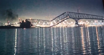 Collision de navire à Baltimore: Pont Francis Scott Key partiellement effondré