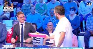 Quentin Bataillon critiqué pour sa présence sur le plateau de C8