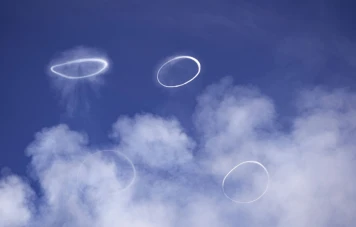 Phénomène rare de l'Etna: Anneaux de fumée visibles sur toute la Sicile