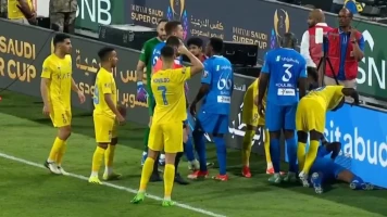 Expulsion de Ronaldo en demi-finale de la Supercoupe d'Arabie saoudite