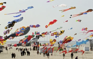 Rencontres Internationales de Cerf-Volant: Un Spectacle Aérien à Berck-sur-Mer