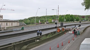 Fermeture de l'A13 pour fissure sur chaussée jusqu'au 1er mai