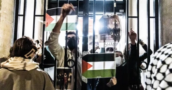 Étudiants français occupent l'IEP en soutien à la cause palestinienne