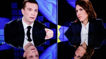 Debat BFMTV: Bardella et Hayer échangent sur l'Ukraine et Macron