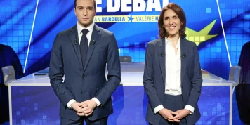Jordan Bardella dénonce le financement de la campagne de Valérie Hayer par la Russie