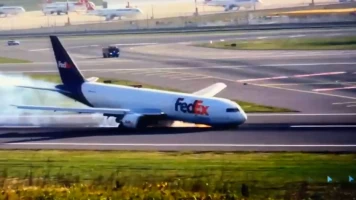 Atterrissage d'urgence d'un avion cargo de Fed Ex à Istanbul : aucun blessé n'est à déplorer