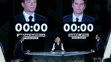Premier ministre et chef du RN débattent avant les élections européennes