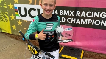 Ethan Hosatte, Champion du Monde de BMX à 9 ans, vise le titre continental