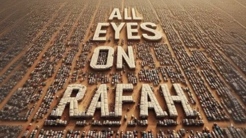 Une illustration d'IA met en lumière le camp de réfugiés de Rafah : Un mouvement sur les médias sociaux