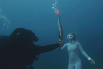 Retour de la Flamme Olympique dans les Alpes-Maritimes par Alice Modolo