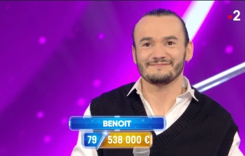 Benoît : Le Maestro de N'oubliez pas les paroles avec 538.000 euros de Cagnotte