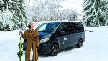 Uber Ski : Le nouveau service pour accéder facilement aux stations de ski des Alpes françaises