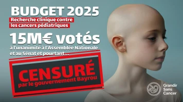 Consternation face à la suppression de 15 millions d'euros pour la recherche sur les cancers pédiatriques