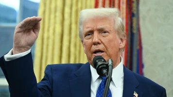 Donald Trump critique l'Union européenne et annonce des droits de douane de 25%