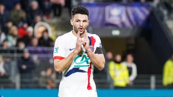 Le PSG écrase Saint-Brieuc 6-0 en quart de finale de la Coupe de France