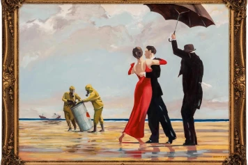 Vente Record : Banksy S'inspire de Vettriano avec 'Crude Oil'