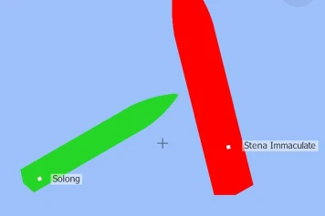 Collision en Mer du Nord : Pétrolier et Cargo en Flammes près du Yorkshire