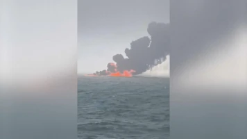 Collision en mer du Nord : Pétrolier et cargo en flammes près de Hull