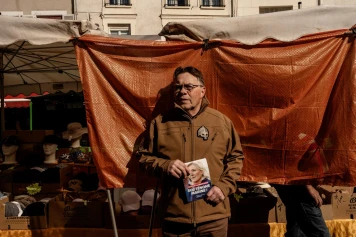 Mobilisation du Rassemblement National à Provins pour soutenir Marine Le Pen