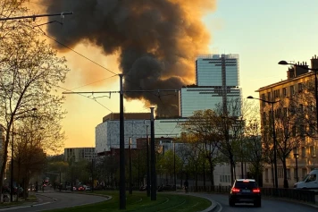Incendie dévastateur dans un centre de tri à Paris : plus de 200 pompiers mobilisés