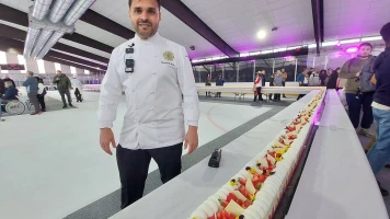 Youssef El Gatou : Record du monde du fraisier à Argenteuil