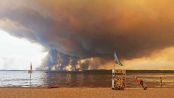 Regardez la progression au fil des heures des incendies qui ravagent la Gironde et les Landes