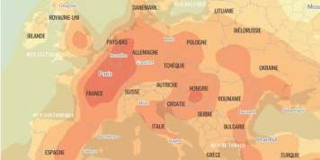 Canicule : visualisez l’évolution de la vague de chaleur partout en Europe avec notre carte